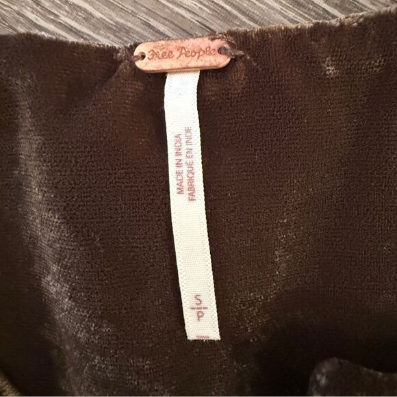 Free People Brunch Babe Velvet Blouse - Picture 5 of 7